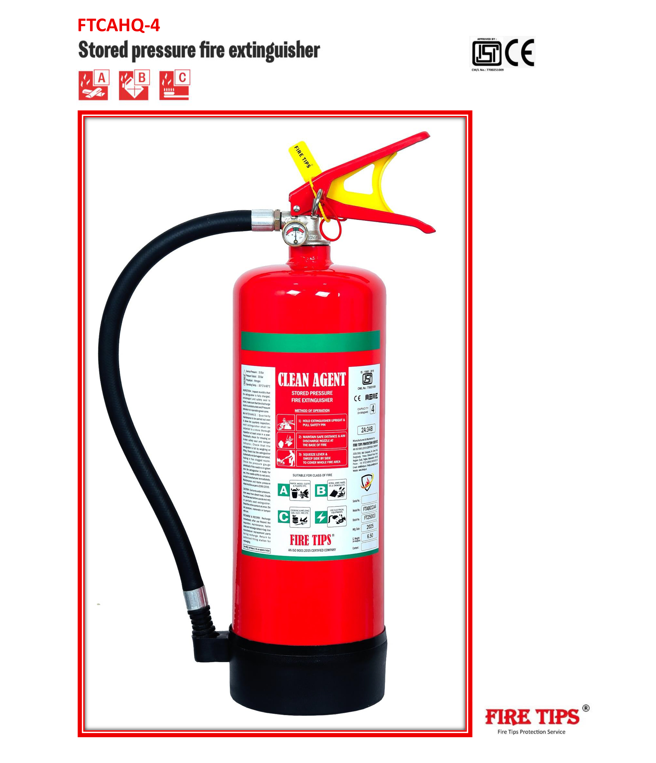 CLEAN_AGENT_STORED_PRESSURE_FIRE_EXTINGUISHER_6.5kg